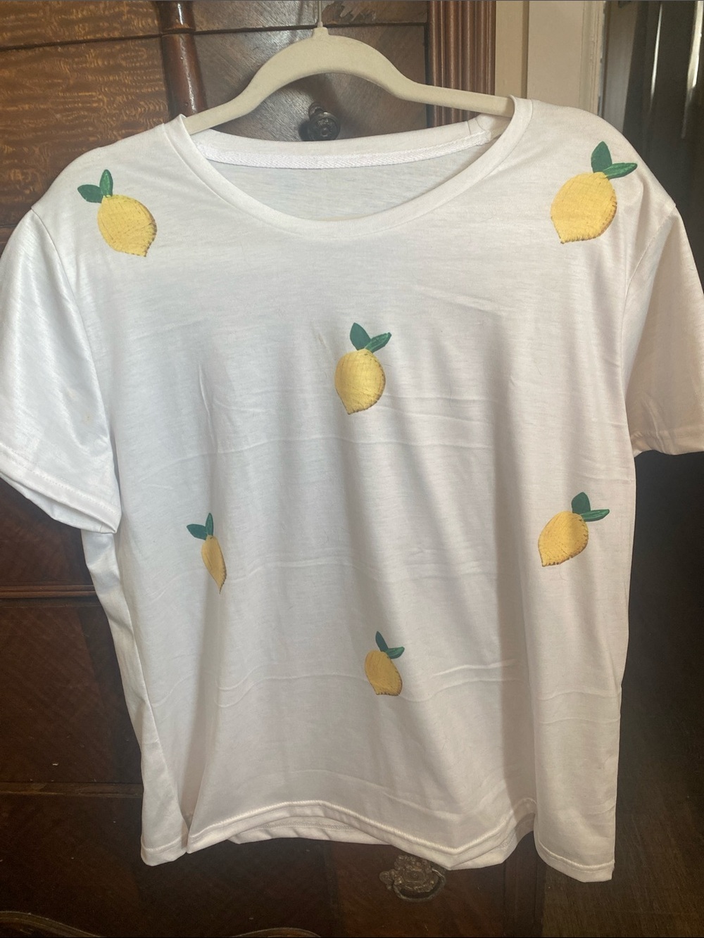 White Kids Lemon Patch Short Sleeve Tee